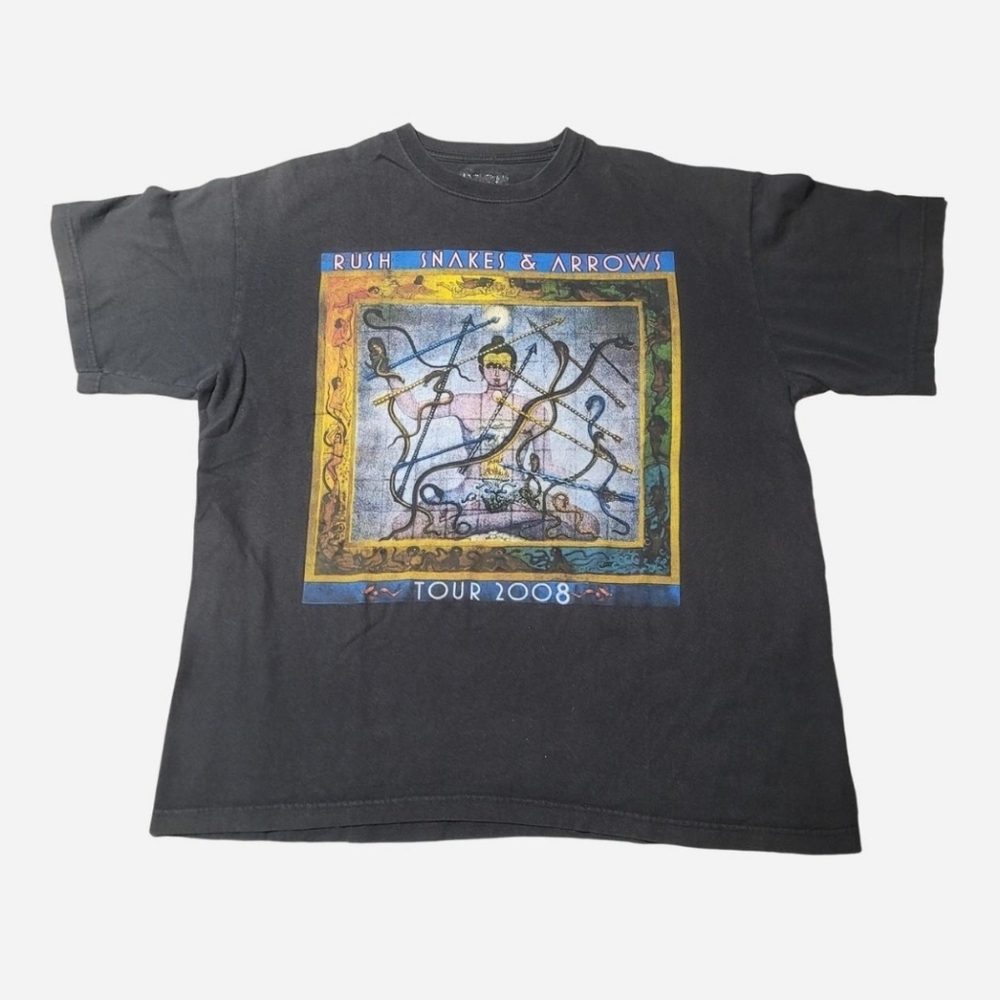 2008 Rush Snakes & Arrows Tour T-Shirt